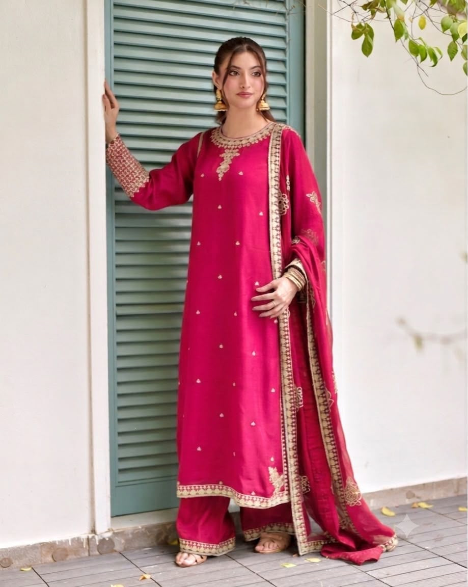 (laam) luxury Chifon Embriodered Collection