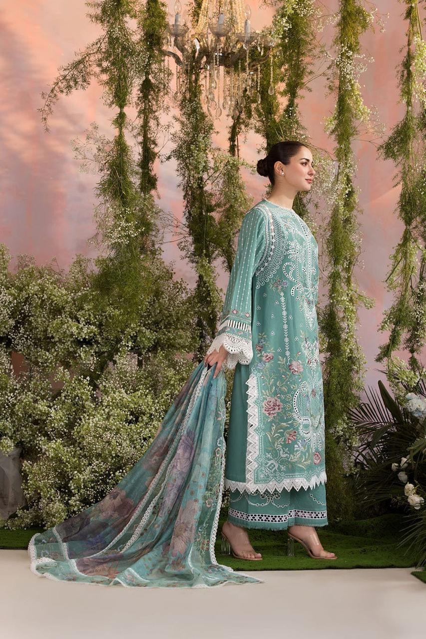 SOBIA NAZIR UNSTITCH LAWN EMBROIDERED 3PC (E239)